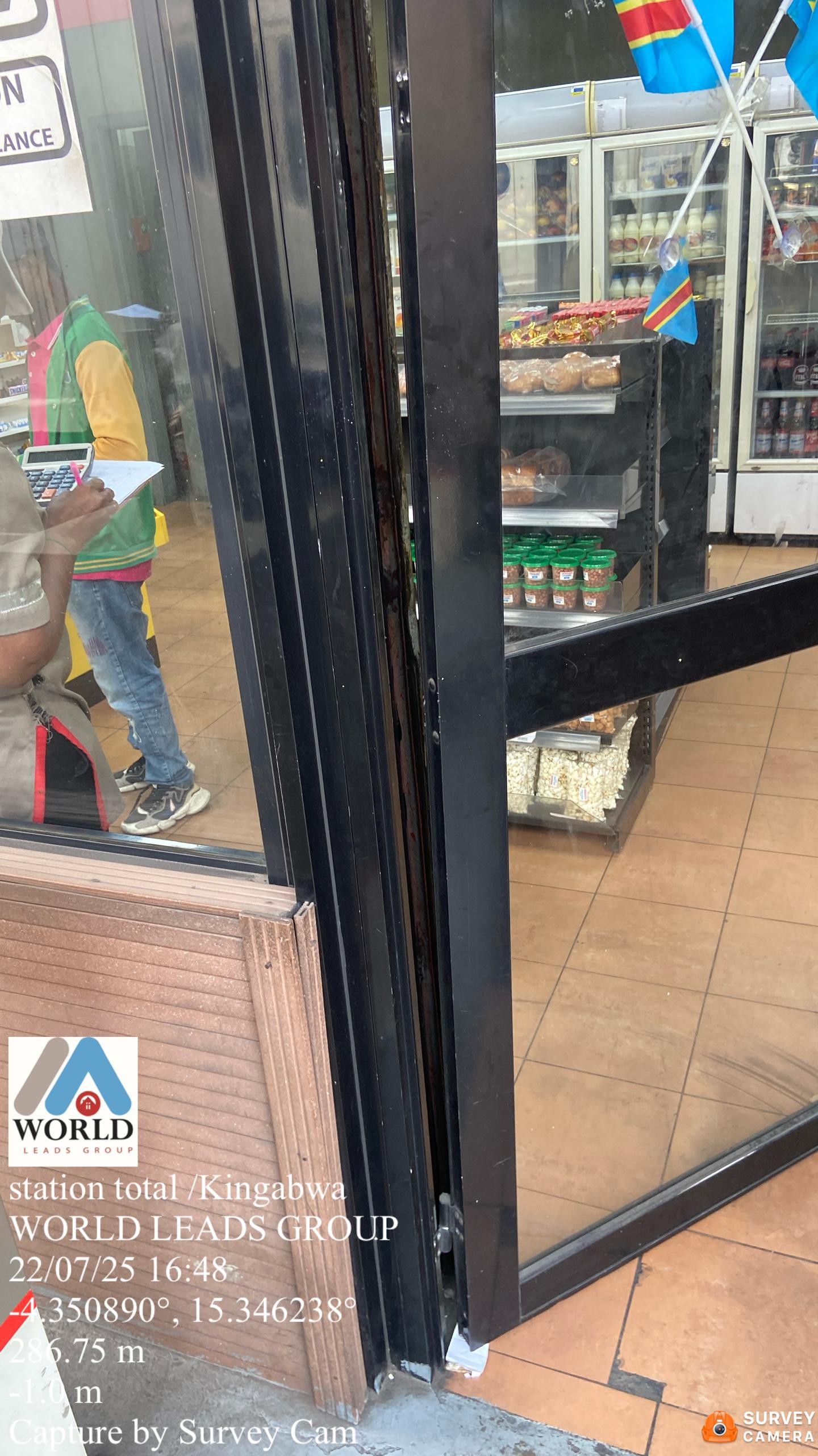 Après les travaux - Station-service Kingabwa - Travaux de serrurerie